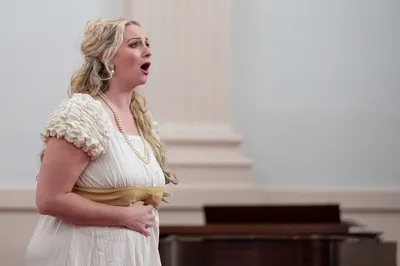 Rachel Murphy performing as Lily in a bedside scene from The Secret Garden