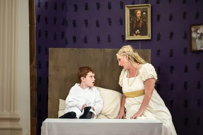 Rachel Murphy in opera stage performance